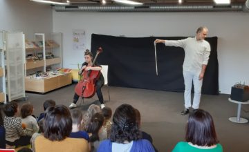 La médiathèque Espace Simone Veil à Ollainville a accueilli Gilles Bizouerne et Elsa Guiet pour le spectacle "Loupé" le samedi 25 mai.